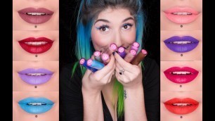 'Jeffree Star Cosmetics Liquid Lipstick Swatches'