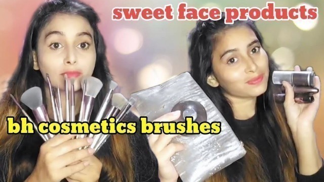 'Sweet face paint stick | concealer | loose powder | mascara | bh cosmetics brushes review'