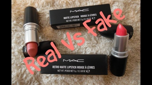 'Real VS Fake Mac Lipstick (PLEASE ME) | Mercedes W'