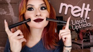 'Melt Cosmetics Liquid Lipsticks Review'