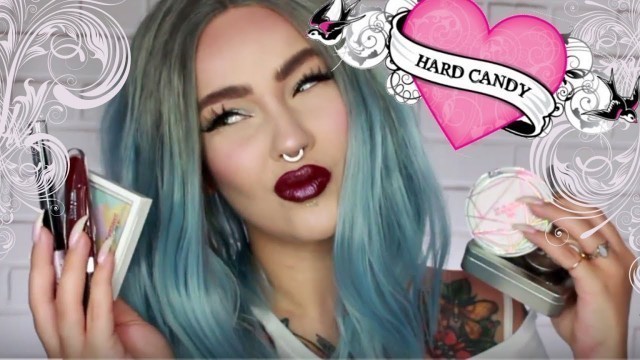 'HARD CANDY makeup review / one brand tutorial'