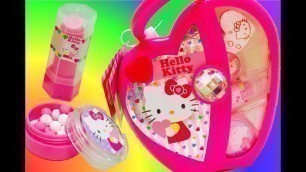 'HELLO KITTY Valentines Candy Make-Up Jewelry Toy Vanity Kit'