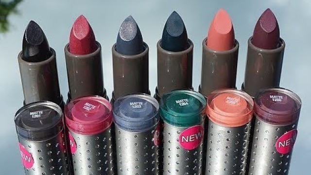 'Swatches of Hard Candy Cosmetics Fall Collection - Eyeliners, Highlighters, Matte Lipstick'