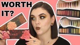 'MELT COSMETICS GEMINI 1 & 2 PALETTE REVIEW |