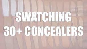 'SWATCHING ALL MY CONCEALERS | Fair Skin Concealer Swatches'