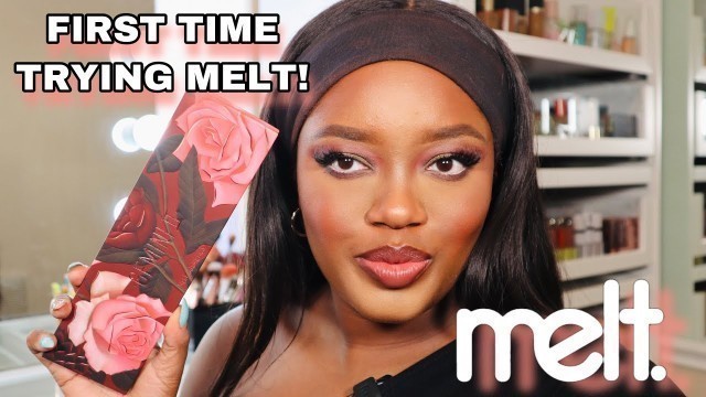 'MELT COSMETICS GEMINI II PALETTE | MY FIRST TIME TRYING MELT COSMETICS!!!'