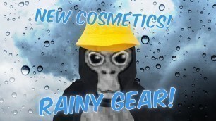 'RAIN IN GORILLA TAG! (New Update + Cosmetics!)'