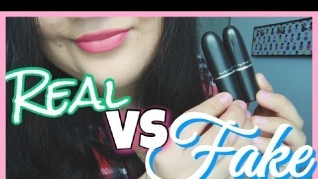 'Real VS Fake | Como saber si mi labial MAC es Original o Copia ?'