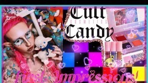 'First Impressions- Cult Candy Cosmetics! | GRWM | cokeandredrum'