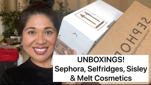 'UNBOXINGS! Luxury Makeup & Beauty : Sephora, Sisley, Suqqu & Melt Cosmetics!'