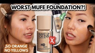 'SAD SHADES | NEW MAKEUP FOREVER HD SKIN FOUNDATION | 12 HR OILY SKIN WEAR TEST'