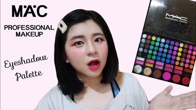 'USING (fake) M.A.C PROFESSIONAL MAKEUP EYESHADOW PALETTE w/ 78 COLORS + REVIEW (JEN\'s ver.)'