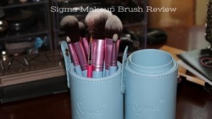 'Sigma Makeup Brushes Open Box Review: Mrs. Bunny Travel Kit'