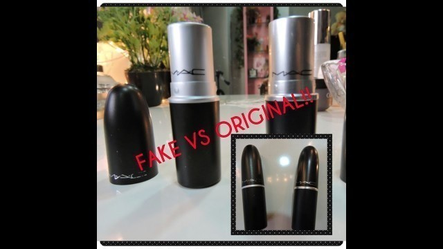 'FAKE Vs REAL MAC Lipstick : How To Identify!'