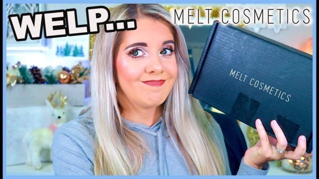 'MELT COSMETICS LARGE DECEMBER MYSTERY BOX 2021 || I BOUGHT IT SO YOU DONT HAVE TOO! || VLOGMAS 13 ||'