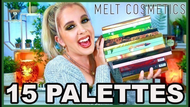 'RANKING ALL OF MY MELT COSMETICS PALETTES FROM WORST TO BEST! || MAY 2022 ||'