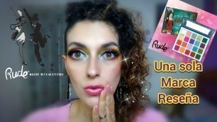 'RUDE COSMETICS UNA SOLA MARCA, RESEÑA-REVIEW. ALTA GAMA A PRECIO DE MEDIA??'