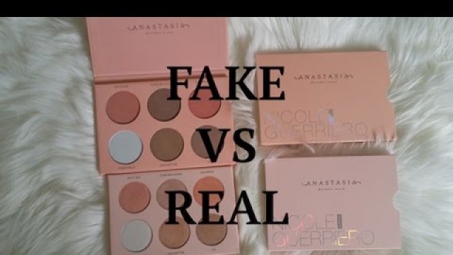 'Fake Nicole Guerriero Anastasia Beverly Hills Glow Kit vs Real!!'