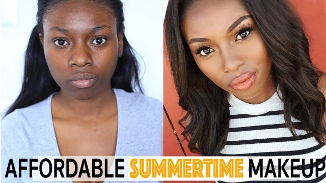 'EVERYDAY AFFORDABLE SUMMER MAKEUP TRANSFORMATION | NYX, TOPSHOP, B. BEAUTY, BH Cosmetics and more! x'