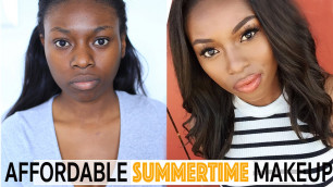 'EVERYDAY AFFORDABLE SUMMER MAKEUP TRANSFORMATION | NYX, TOPSHOP, B. BEAUTY, BH Cosmetics and more! x'