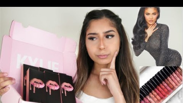 'REALLY KYLIE?.....*NEW* Kylie Cosmetics Liquid Lipstick Review +  Swatches 2019'