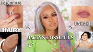 Jaclyn Hill Cosmetics Lipstick Review: A BROKEN, HAIRY MESS!