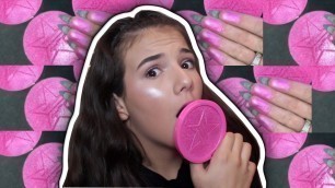 'REGINA GEORGE (HOT PINK HIGHLIGHTER!) Jeffree Star Cosmetics | REVEIW, SWATCHES, + DEMO!'