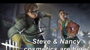 'Dead By Daylight| New Steve & Nancy Stranger Things cosmetics collection!'