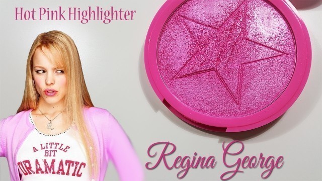 'Hot Pink Highlighter \"Regina George\" by Jeffree Star Cosmetics Review + Swatch'