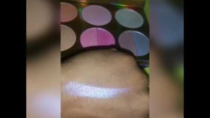 'BH Cosmetics Duolight Highlighting pallette swatches| Ratchet Swatches'