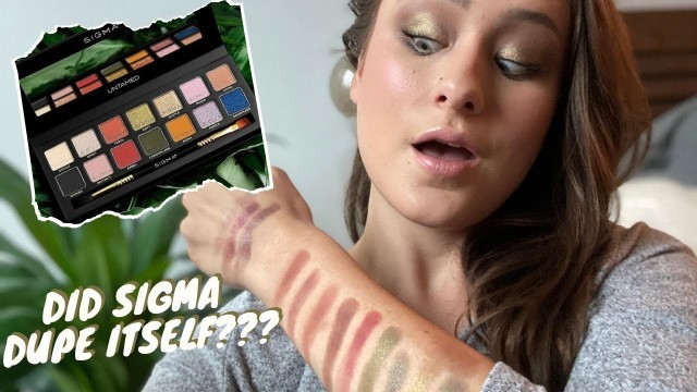 'NEW Sigma Beauty Untamed Palette | tutorial + swatch comparisons to other Sigma palettes!'