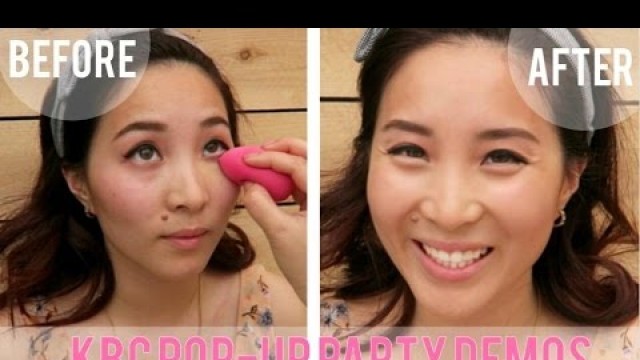 'Demo | Before & After at the Katie B Cosmetics Pop Up Party!'