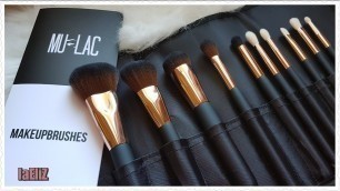 'MULAC MAKEUP BRUSH COLLECTION || laEliZ'