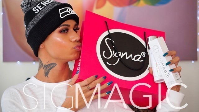 'How to Clean Makeup Brushes | SIGMA Beauty Sigmagic + Sigma Spa Glove'