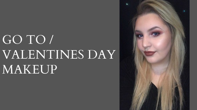 'Go To / Valentine\'s Day Makeup Ft. Kylie Cosmetics Burgundy Palette | Allison Jacobs'