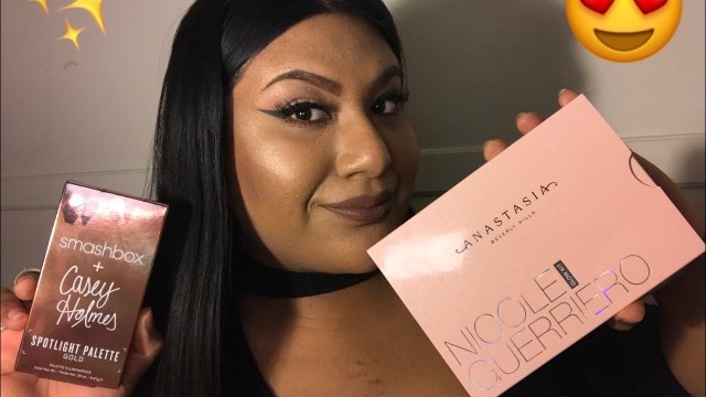 'ABH X Nicole Guerriero Glow Kit | Smash box Casey Holmes Spotlight Palette'