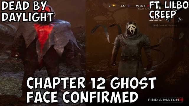 'Chapter 12 Ghost Face Confirmed, And New Pig Cosmetics - Dead By Daylight (FT. Lilbo Creep)'