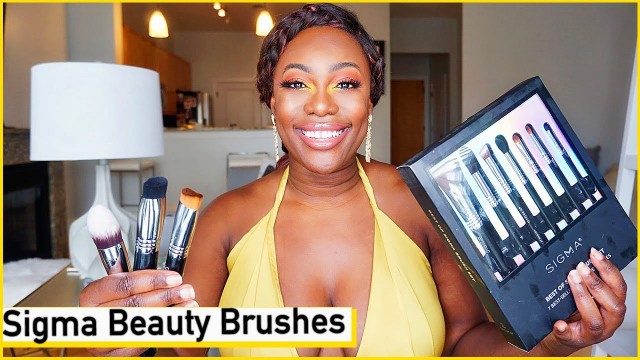 'Sigma Beauty Brush Haul Unboxing & How to Use Makeup Brushes'