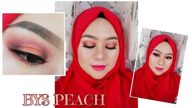 'Halo Eye Makeup for Hooded Eyes | Quick Video using BYS PEACH On The Go Palette'