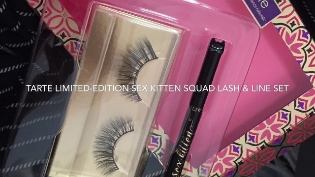 'Reviews Tarte Sex Kitten Squad Lash & Line 3Pc Limited Edition Holiday Eye Travel Size Gift Set'