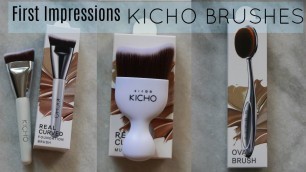 'Kicho Brushes First Impression | Korean Brushes Review | mitzitup'