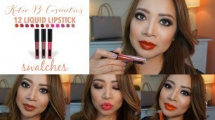 'Swatch & Review | Katie B Cosmetics Whipped Liquid Lipstick'