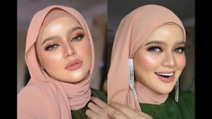 'MUA Bellaz : Look Arab Lawa Yang Amat! Makeup Guna Khaf Cosmetics Pallete Nude Edition'