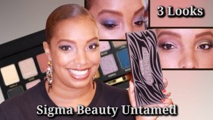 'Sigma Beauty Untamed Palette | 3 Looks'