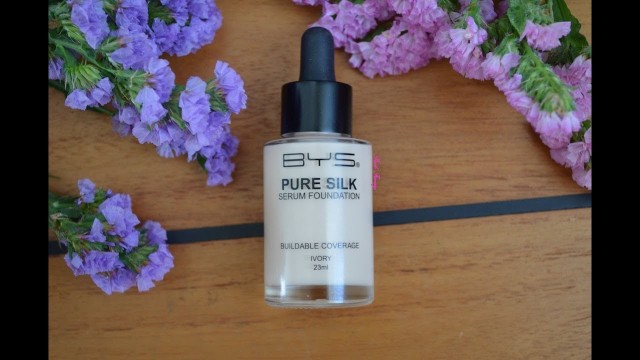 'DEMO: BYS Cosmetics Pure Silk Serum Foundation | Ivory'