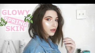 'GLOWY SKIN FOR SPRING MAKEUP TUTORIAL | FT. Nicole Guerriero X Anastasia Glow Kit'