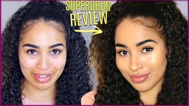 'Natural Look Foundation! Superdrug B Cosmetics Review'