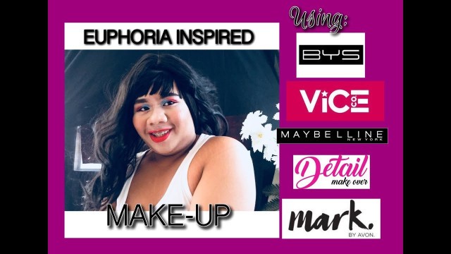 'GANDARRAxLIFE | EUPHORIA INSPIRED MAKE-UP | BYS | ViceCosmetics | Maybeline | Detail Makeup |  MARK'