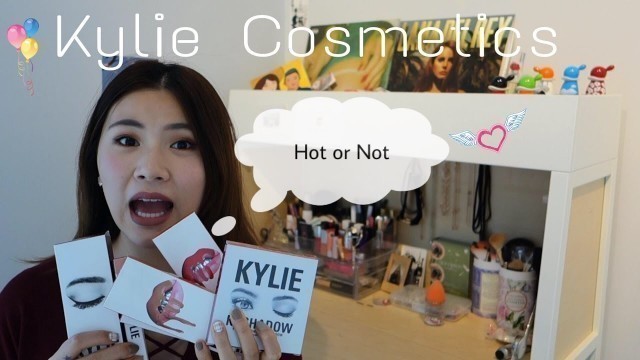 'Kylie Cosmetics|| Hot or Not|| Lip Kits|| The Burgundy Palette||刷色+心得❤'