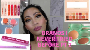 'Part 2 I guess! Brands I Never Tried Before Sigma Beauty,Kosas,Tower 28 Beauty, and Lime Crime'